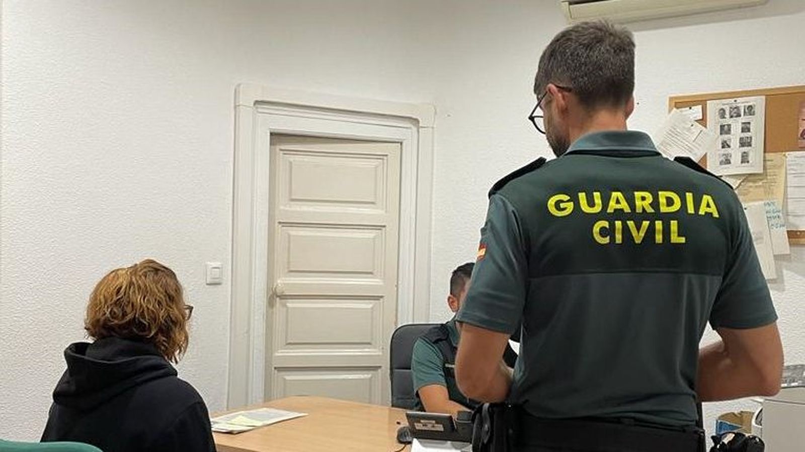 La Guàrdia Civl pren declaració a la víctima de violència de gènere