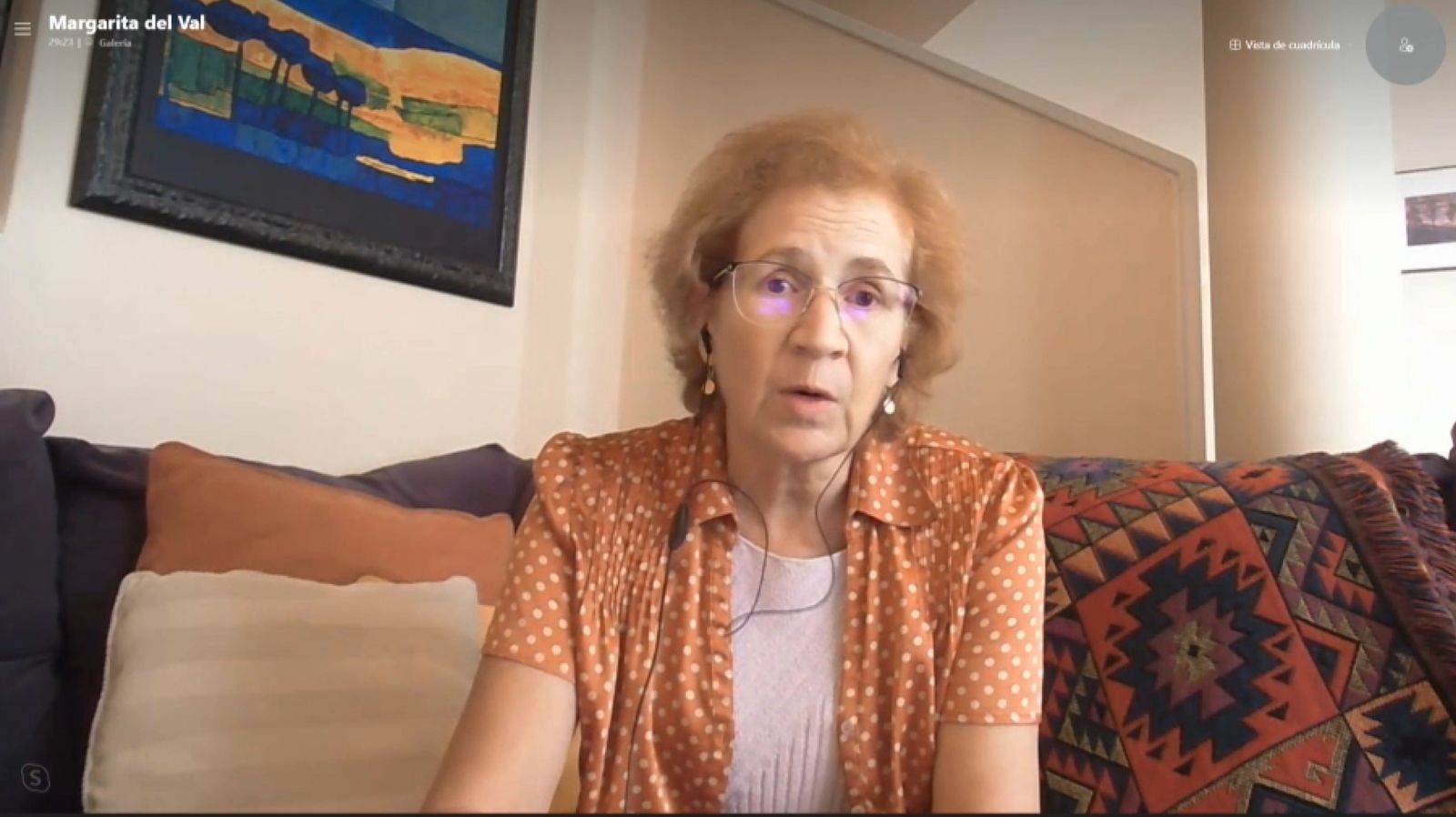 La viròloga del CSIC Margarita del Val, entrevistada aquest dimarts en 'Les notícies del matí'