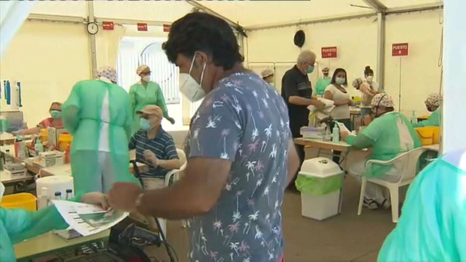 Proves PCR a Alacant en una imatge d'arxiu