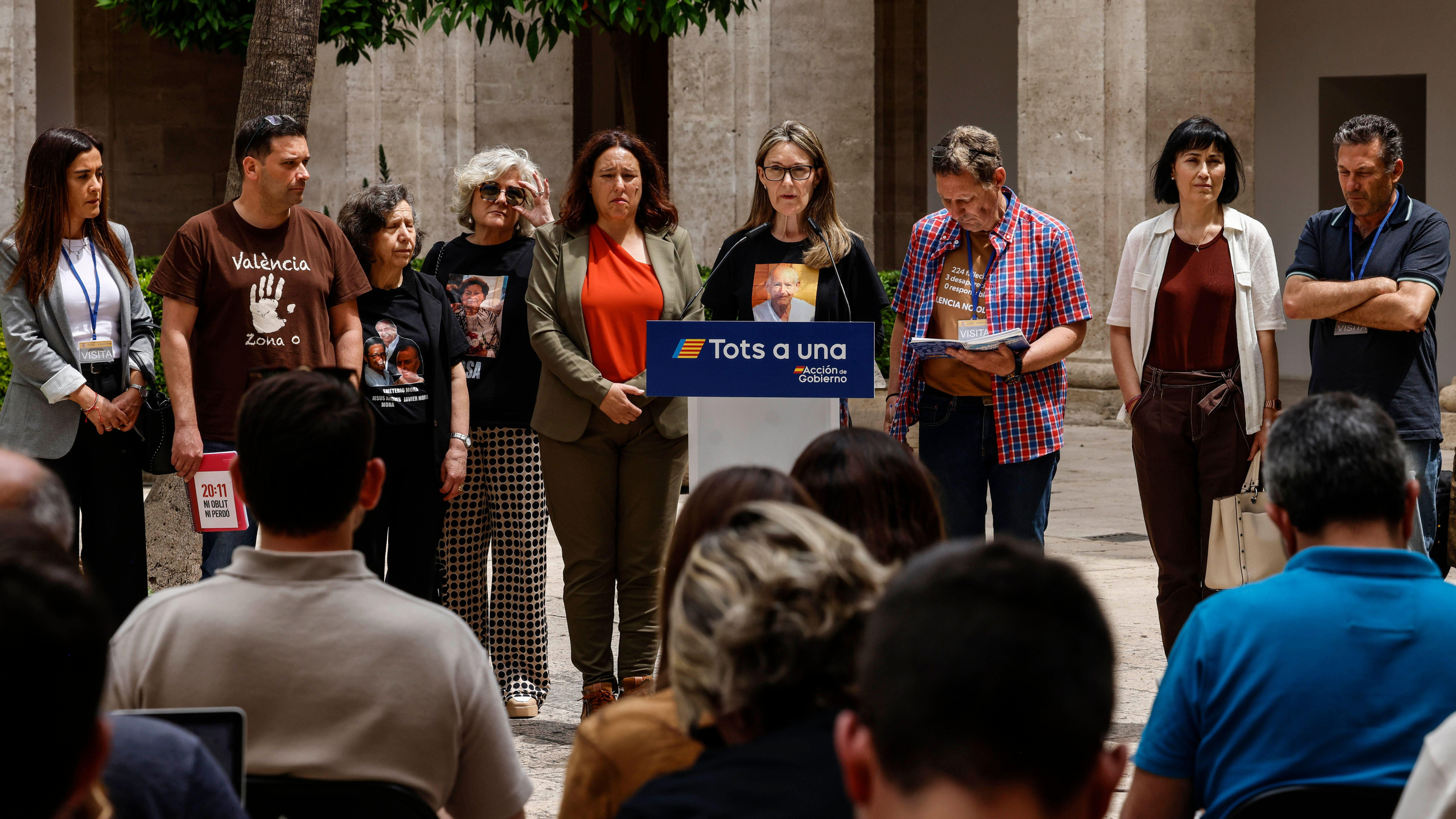 Una protesta de víctimes de la dana, en una imatge d'arxiu