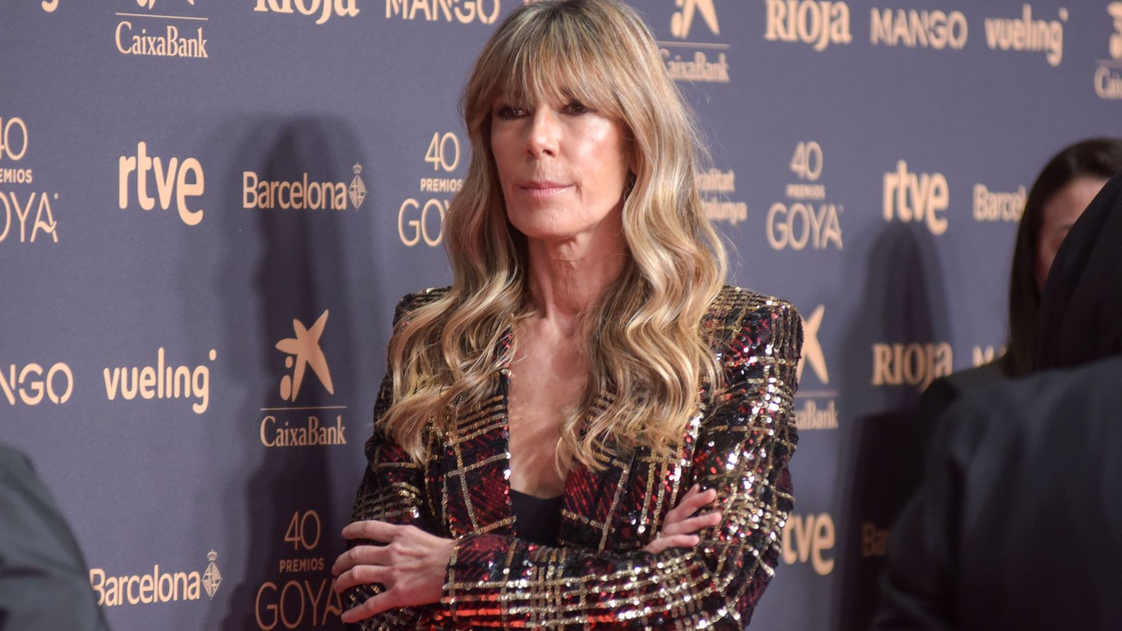 Begoña Gómez, en la catifa roja dels Premis Goya a Barcelona, el passat 28 de febrer