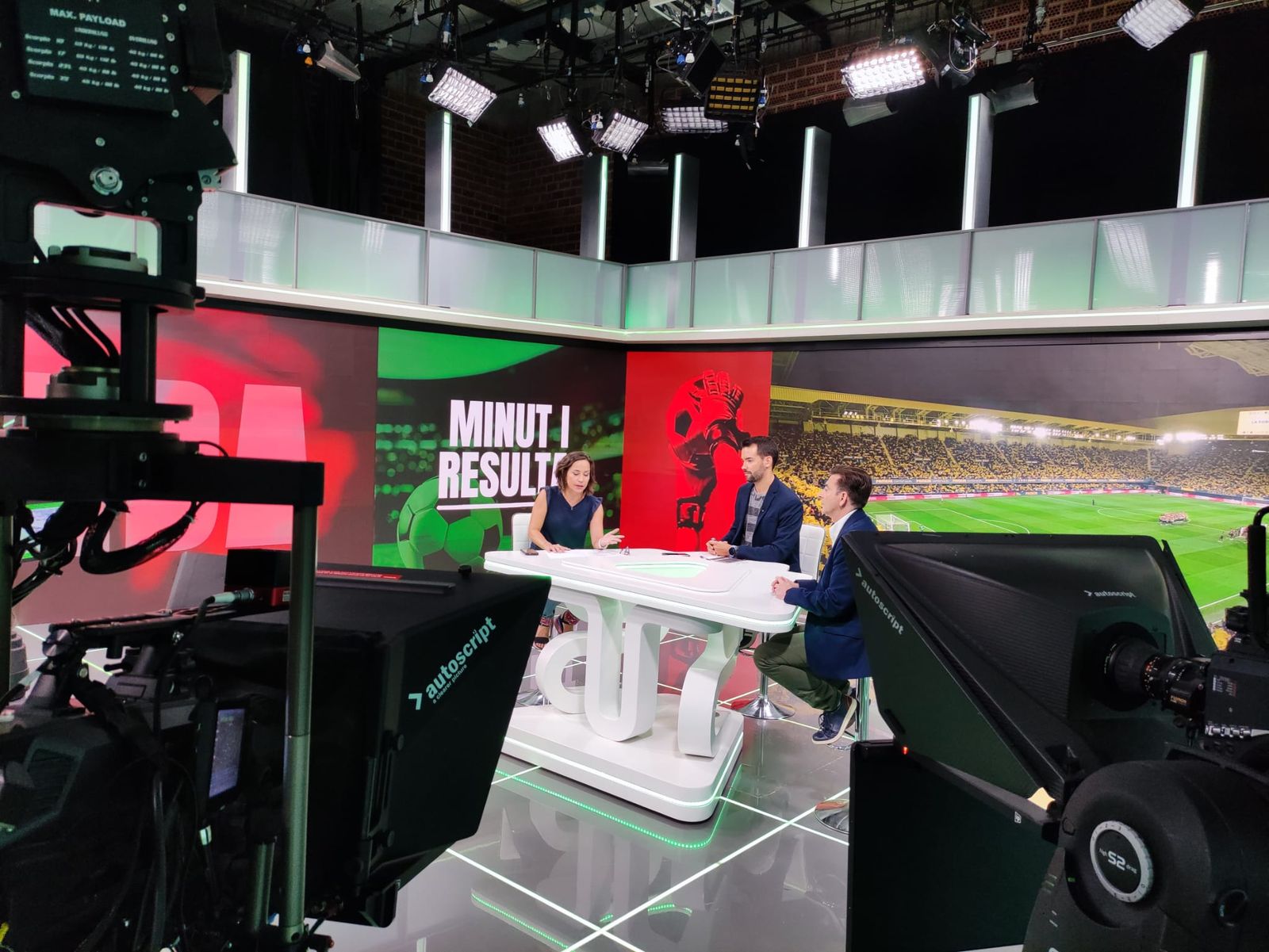 Plató del programa 'Minut i resultat'