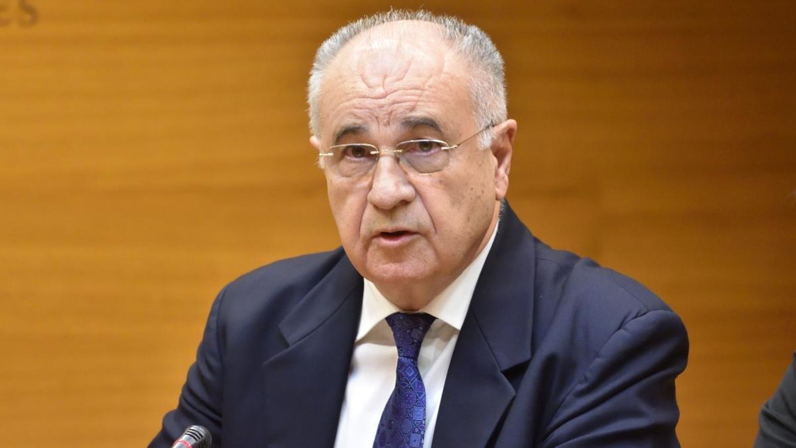 L'exconseller responsable de Cooperació, Rafael Blasco, en una imatge d'arxiu