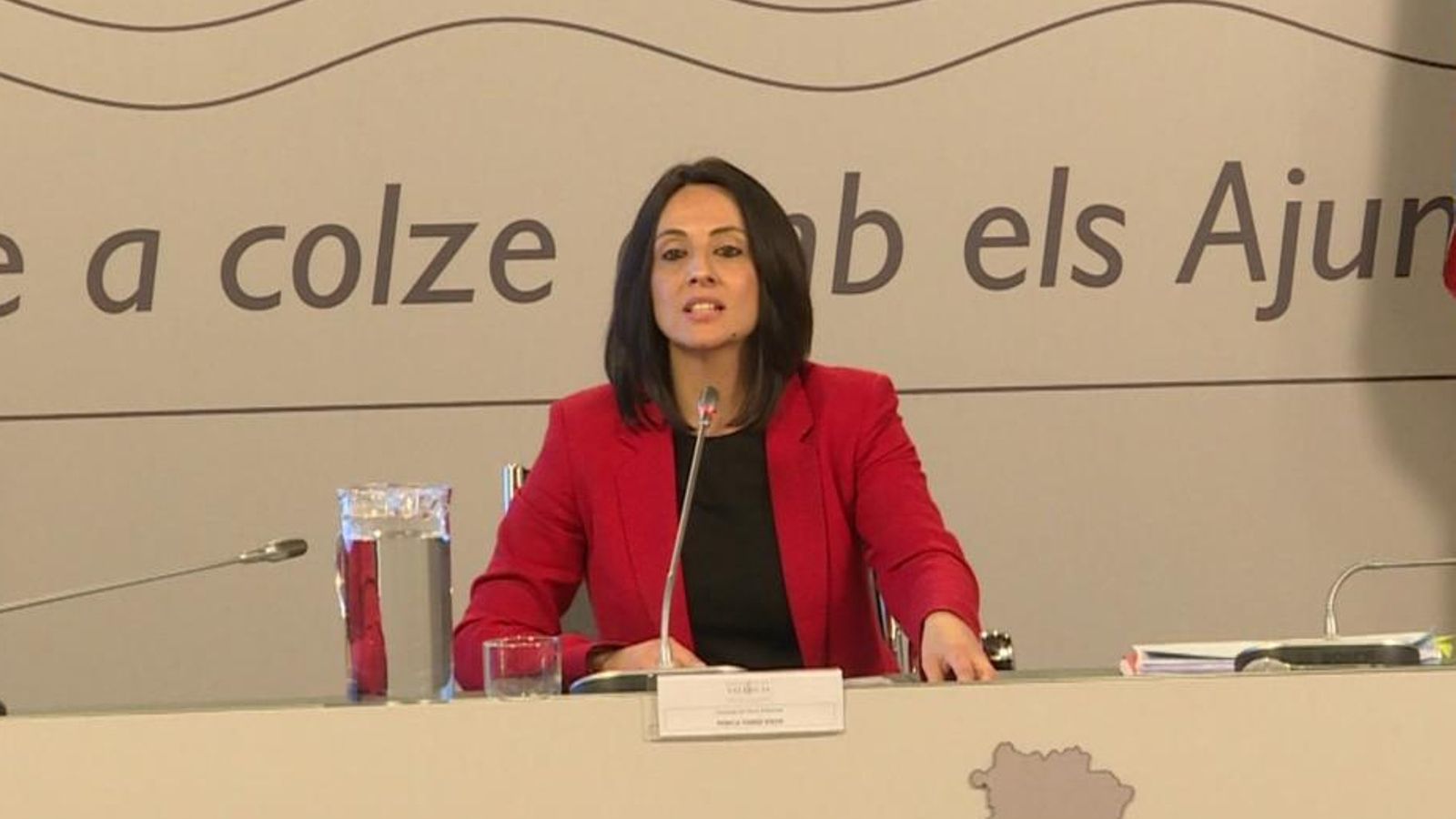 Rebeca Torró, consellera de Política Territorial, Obres Públiques i Mobilitat