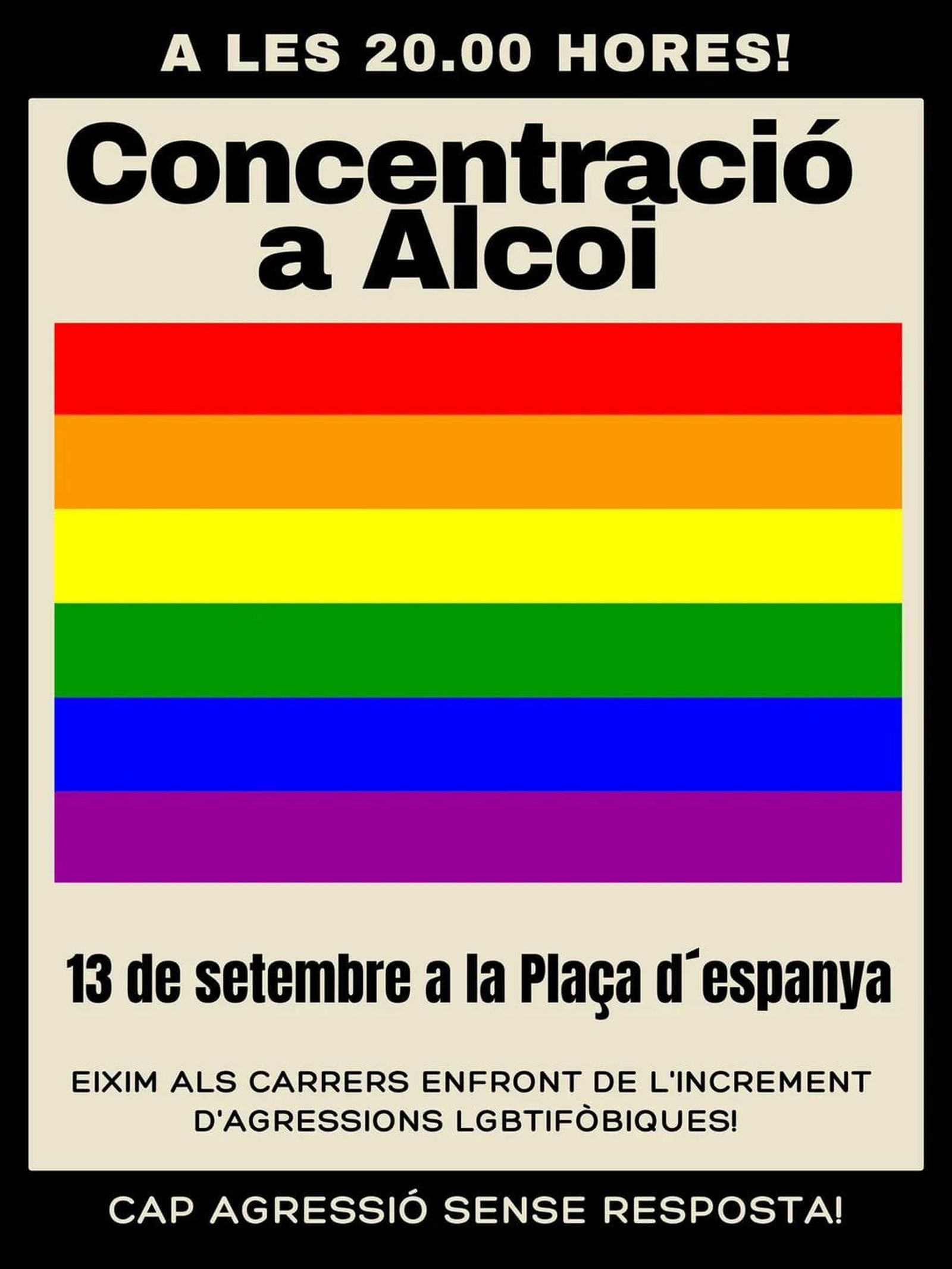 Concentració a Alcoi