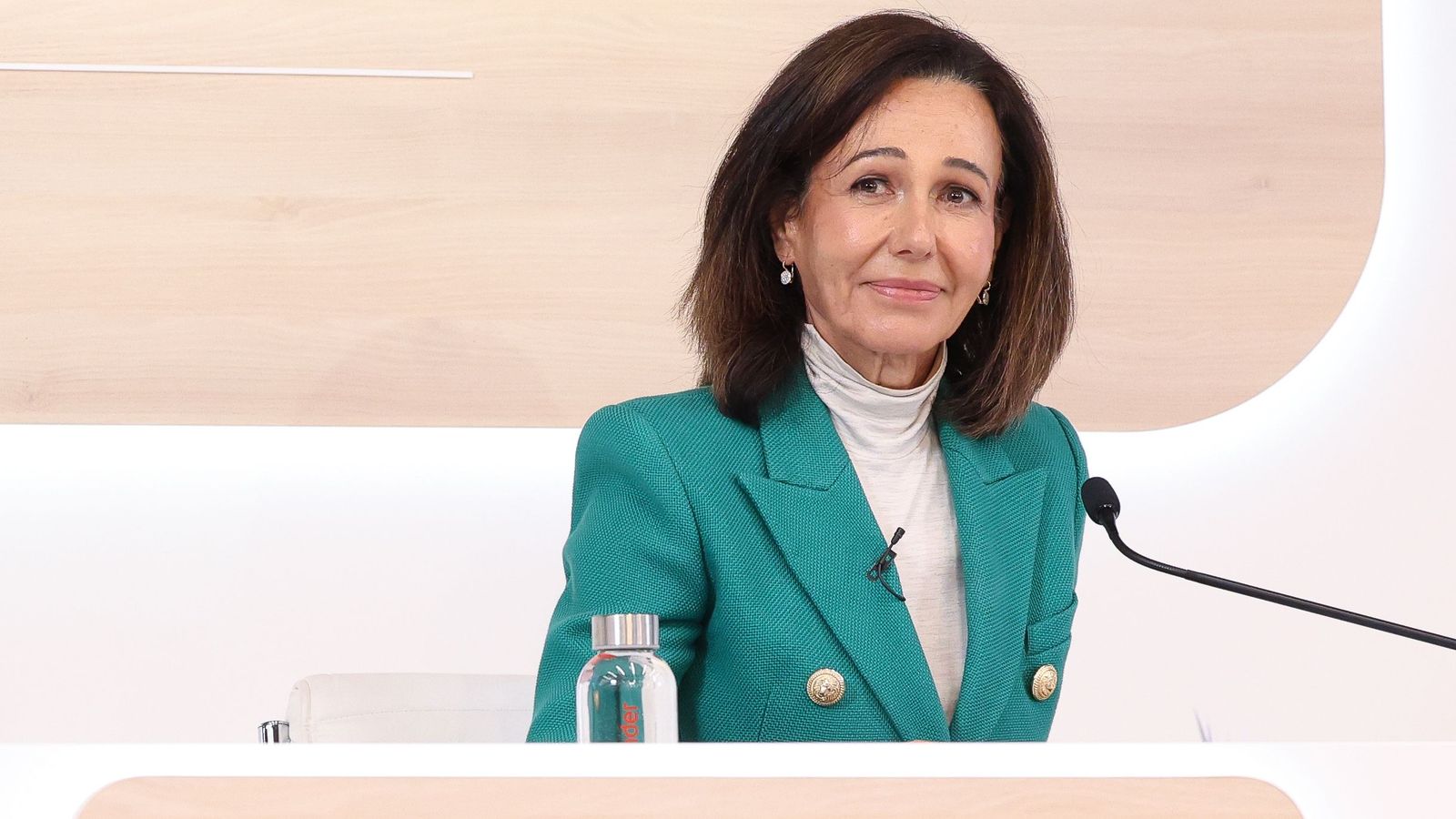 La presidenta del Banc Santander, Ana Botín