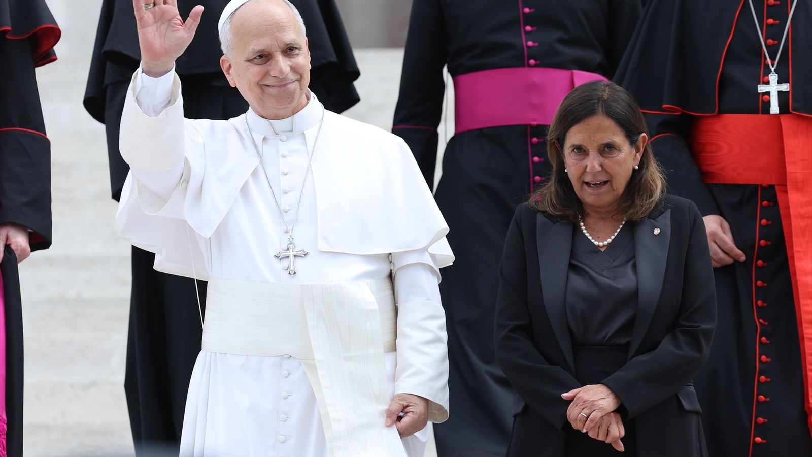 El papa Lleó XIV visita la Universitat de Roma la Sapienza, en una imatge d'arxiu