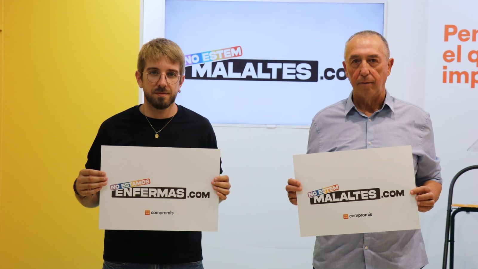 Els diputats Roig i Baldoví, este dimecres