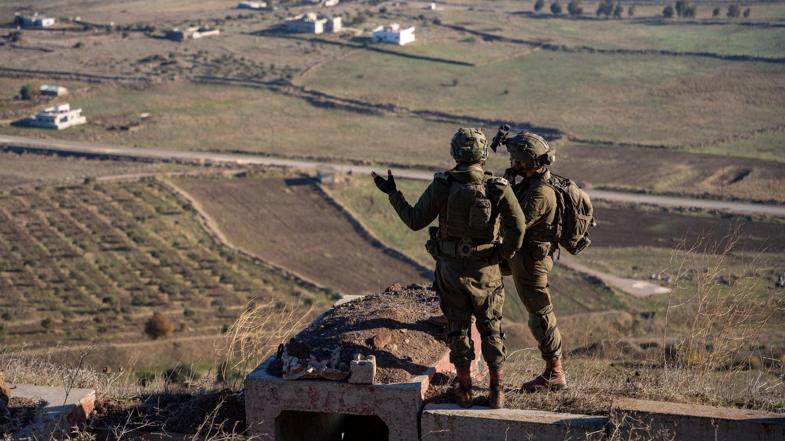 Soldats israelians a la frontera amb Síria