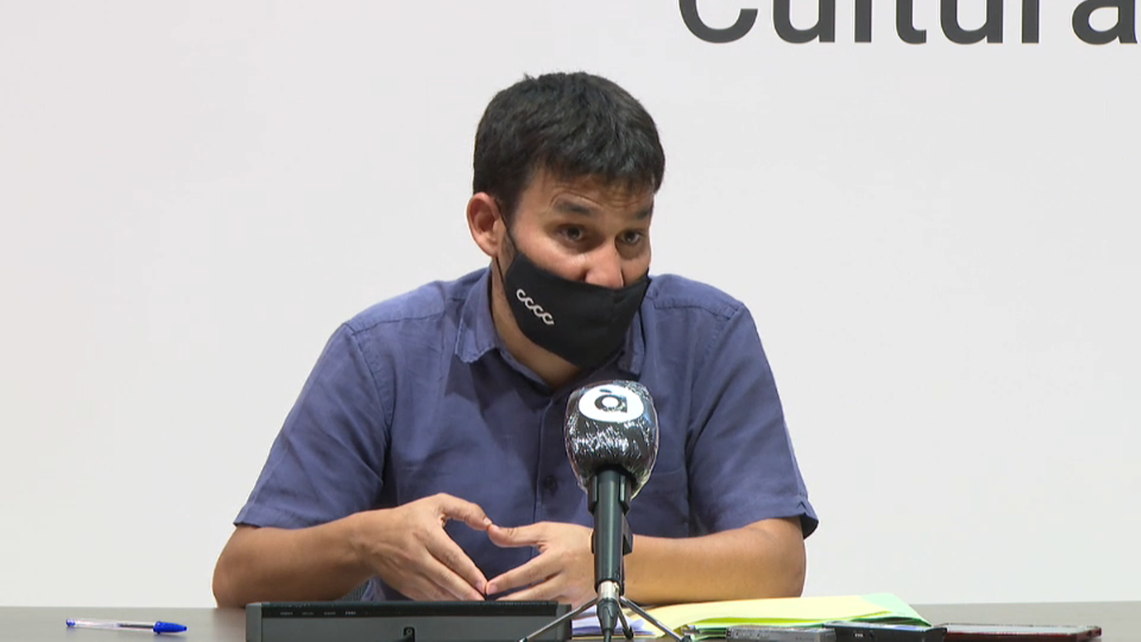 El conseller d'Educació, Vicent Marzà, durant l'obertura del curs escolar