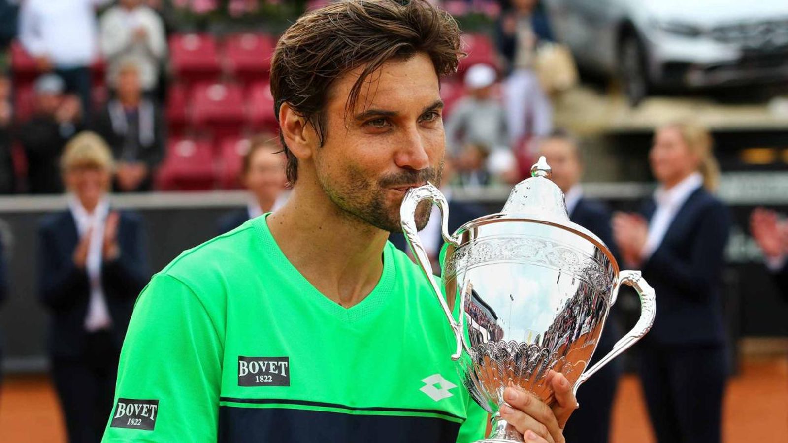 David Ferrer alça el trofeu de Bastad conquistat l'any passat
