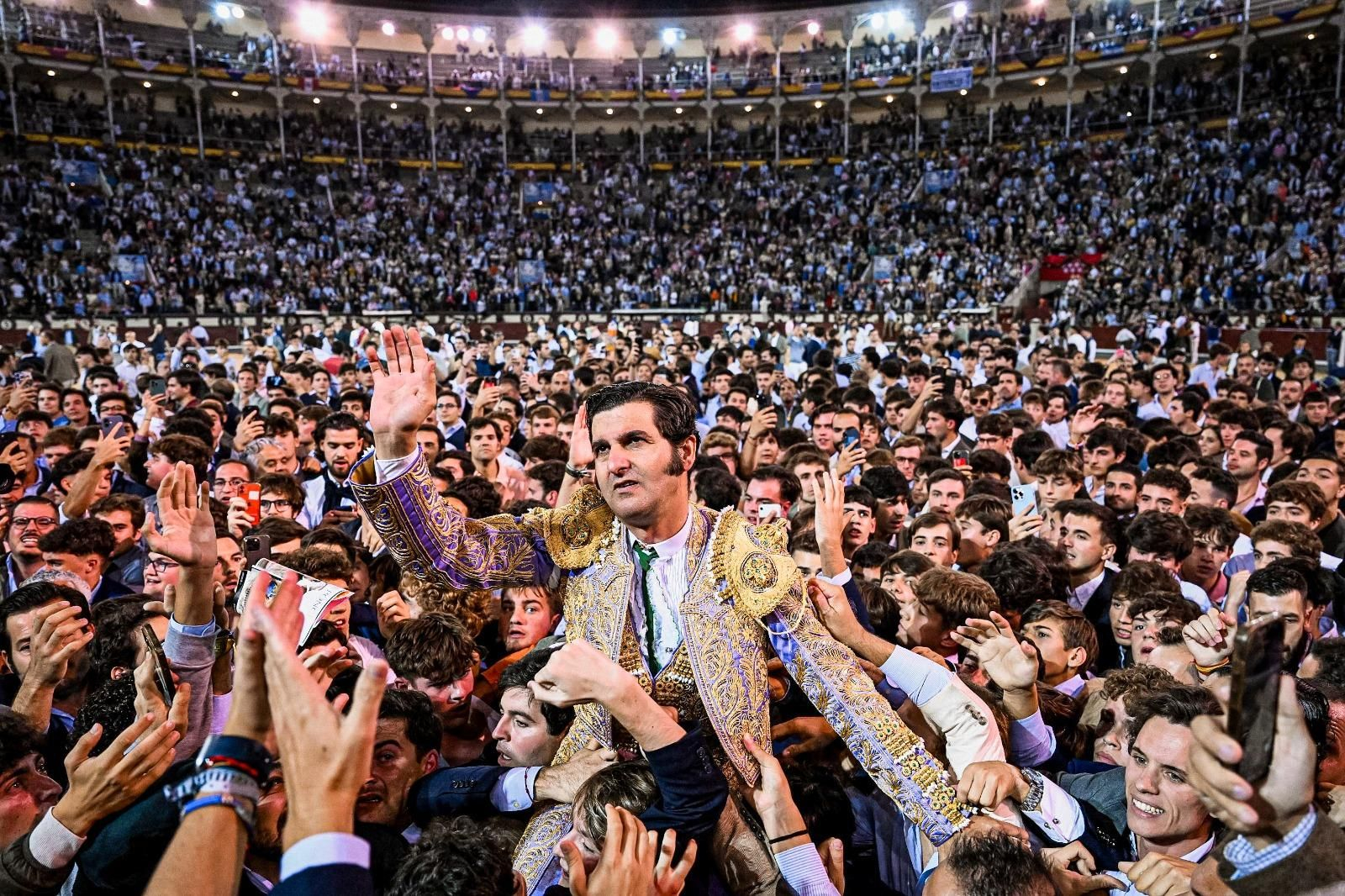 Morante de la Puebla en Las Ventas en el seu comiat el día del Pilar