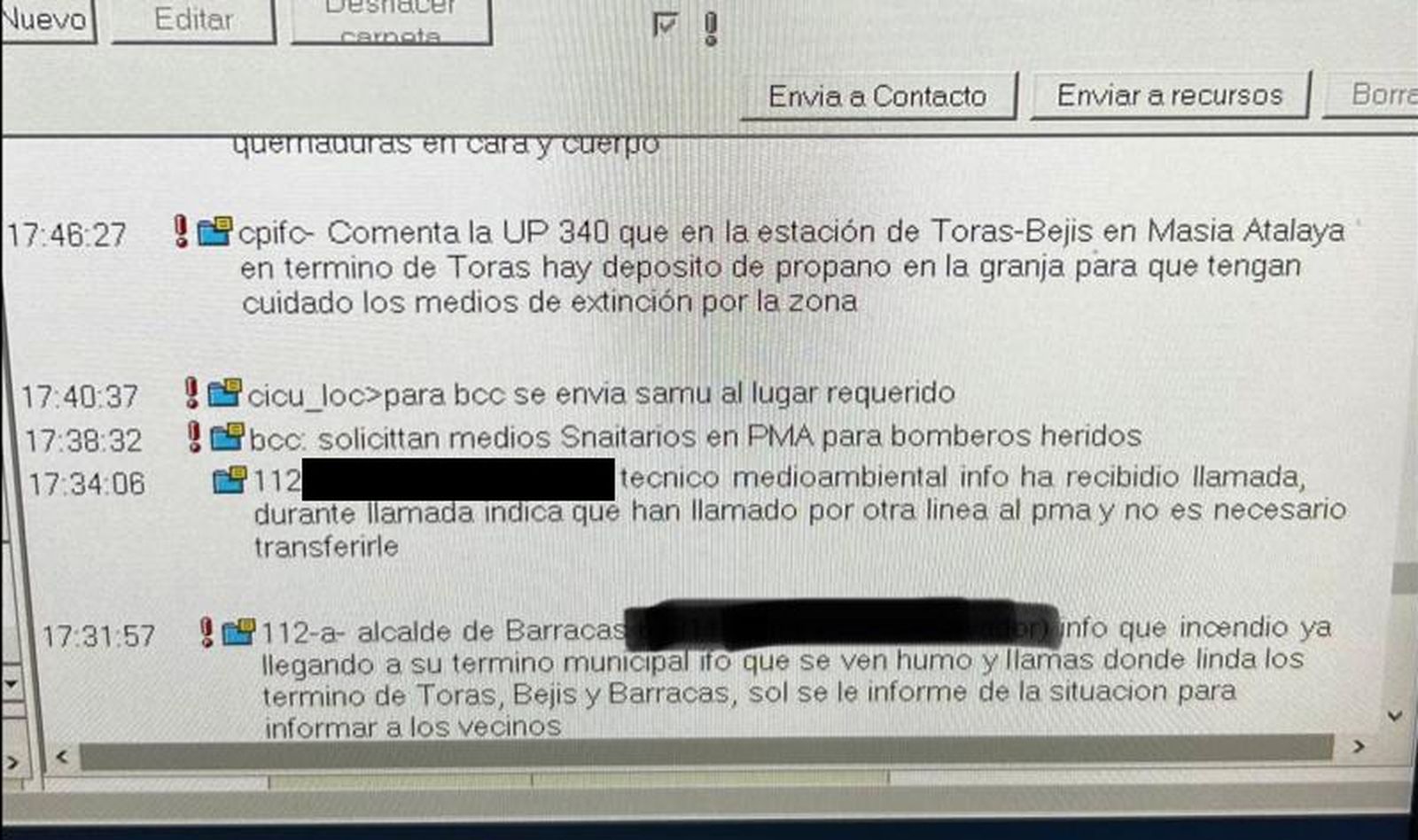 Missatge que ha mostrat María José Catalá en el debat de política general de les Corts