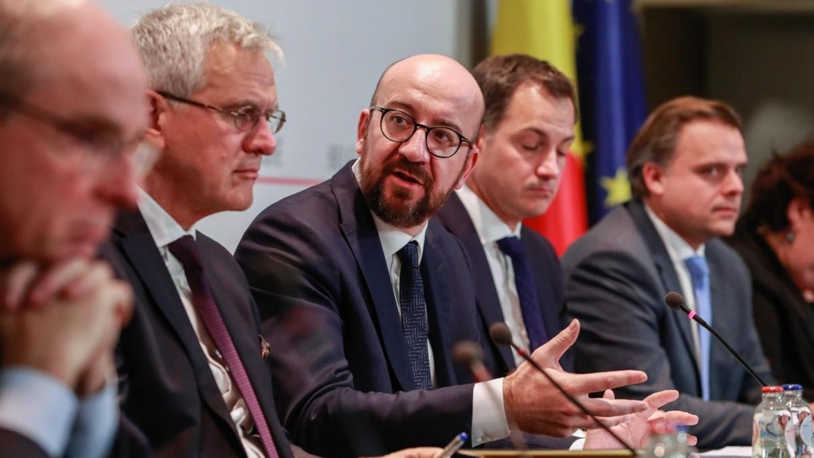 El primer ministre belga, Charles Michel