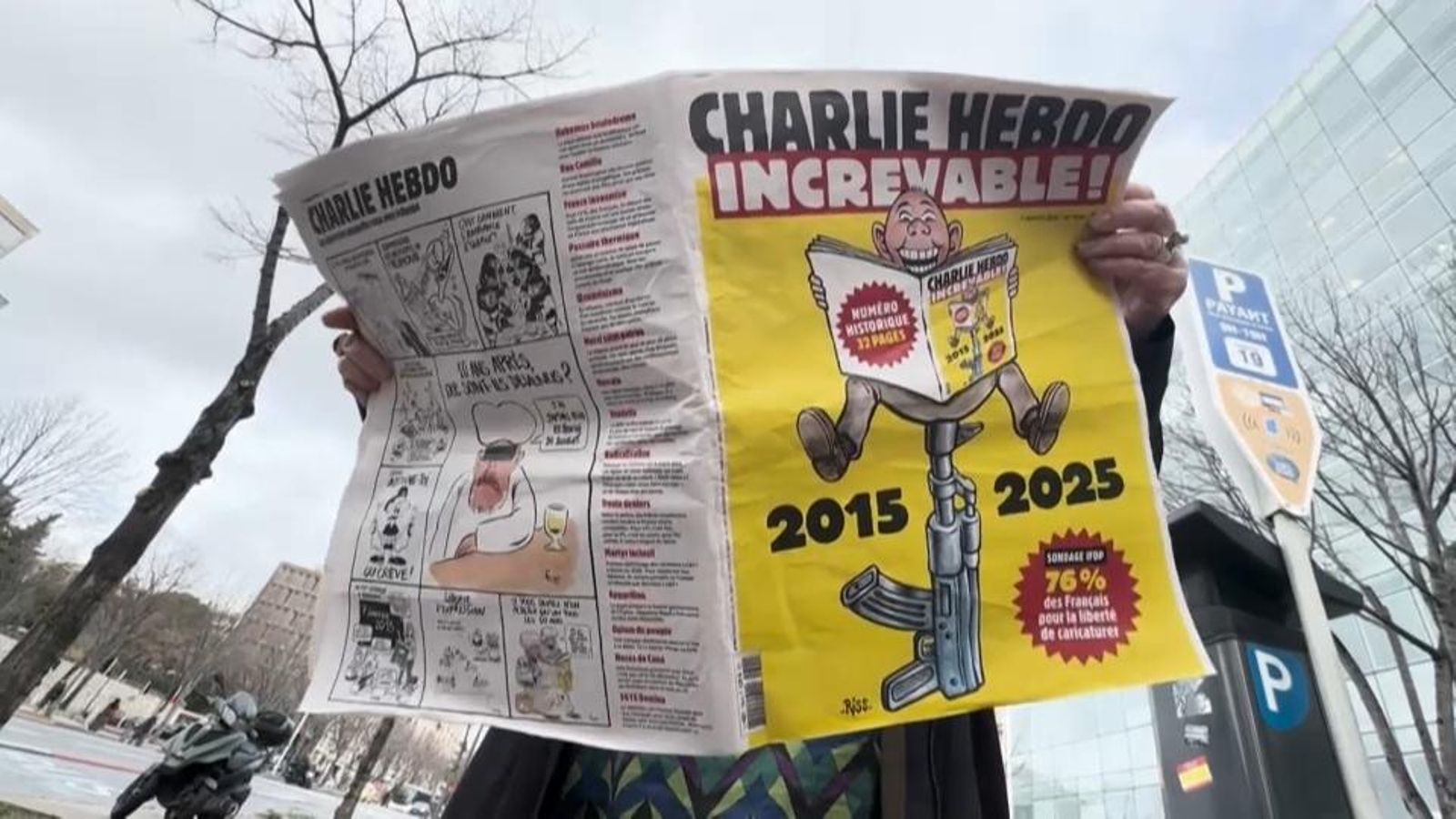 Edició especial de 'Charlie Hebdo', amb motiu de l'aniversari de l'atac terrorista