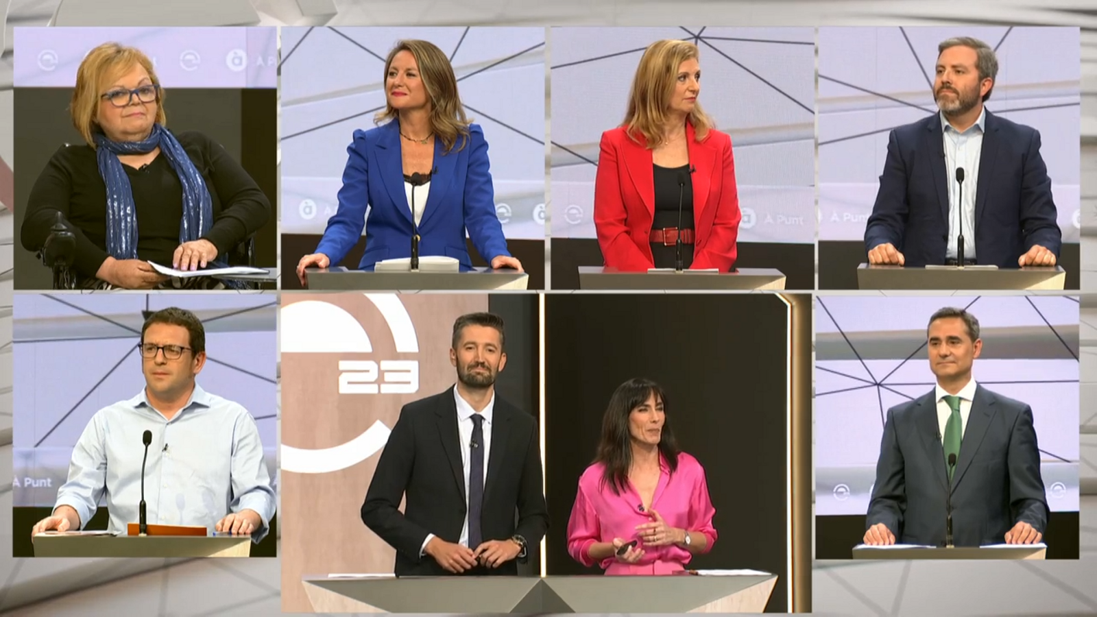 Candidats i candidates a l'alcaldia de Castelló de la Plana 2023.