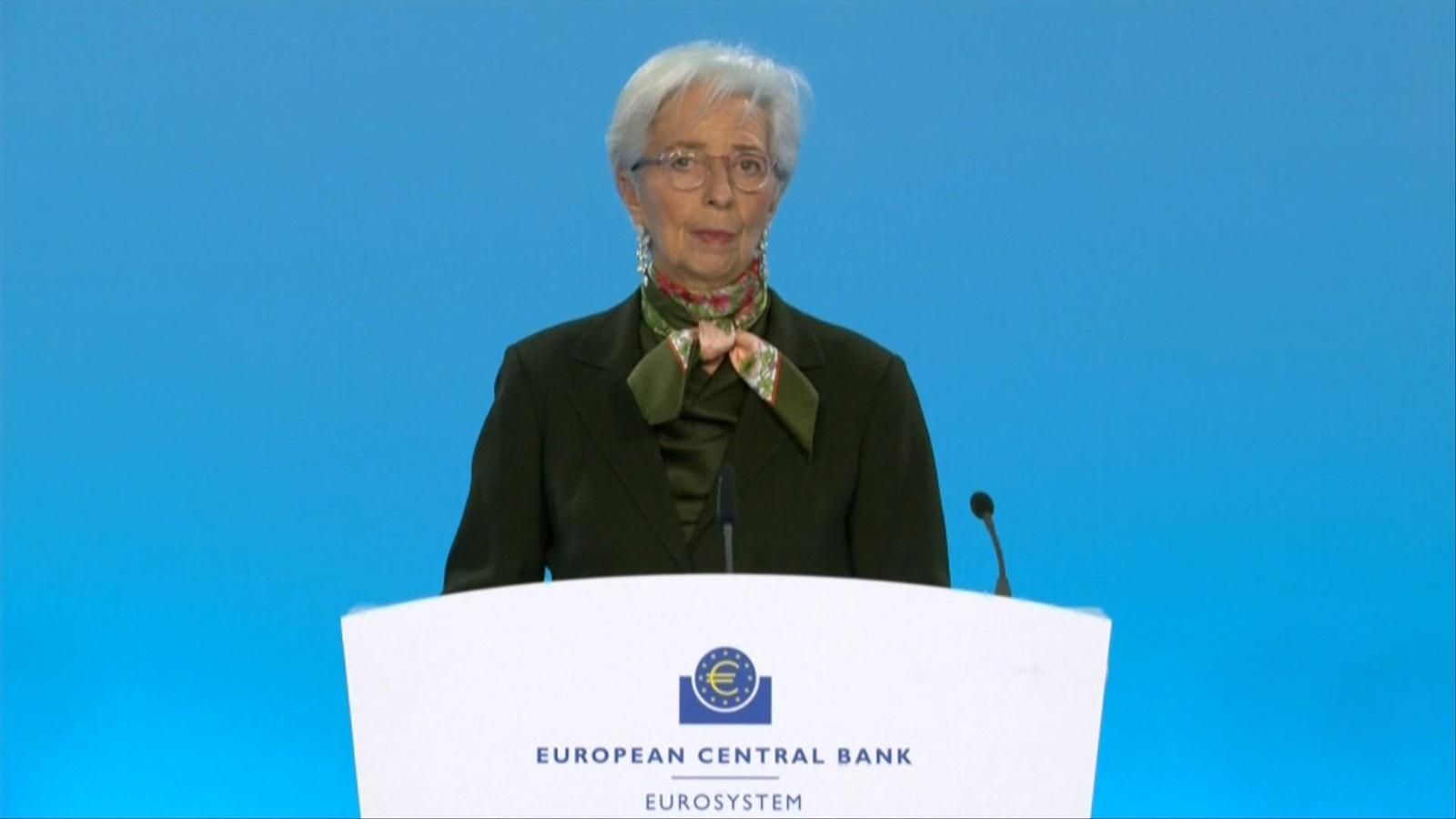 Christine Lagarde, presidenta del BCE