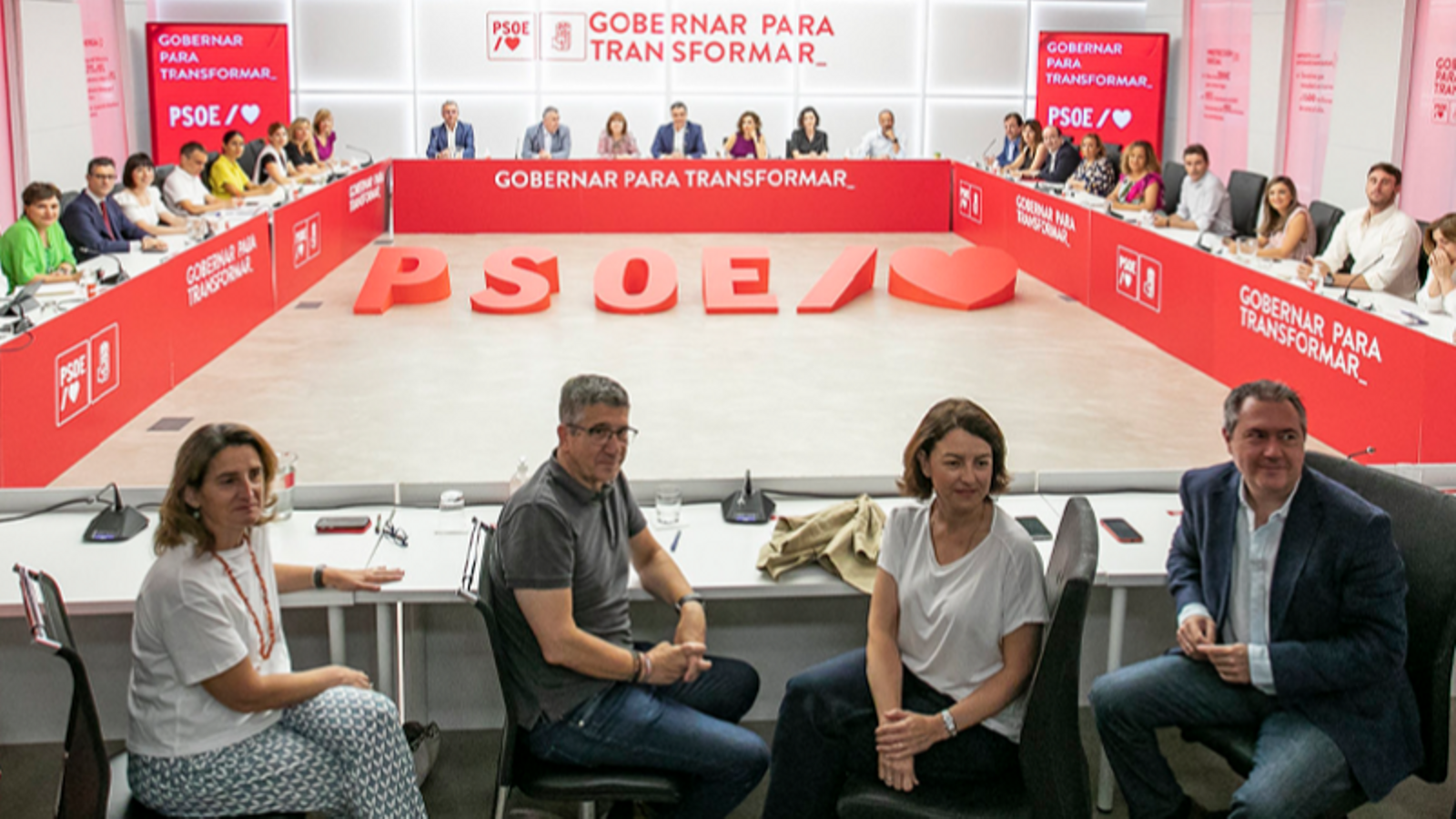 Imatge d'arxiu de la Comissió Executiva Federal del PSOE
