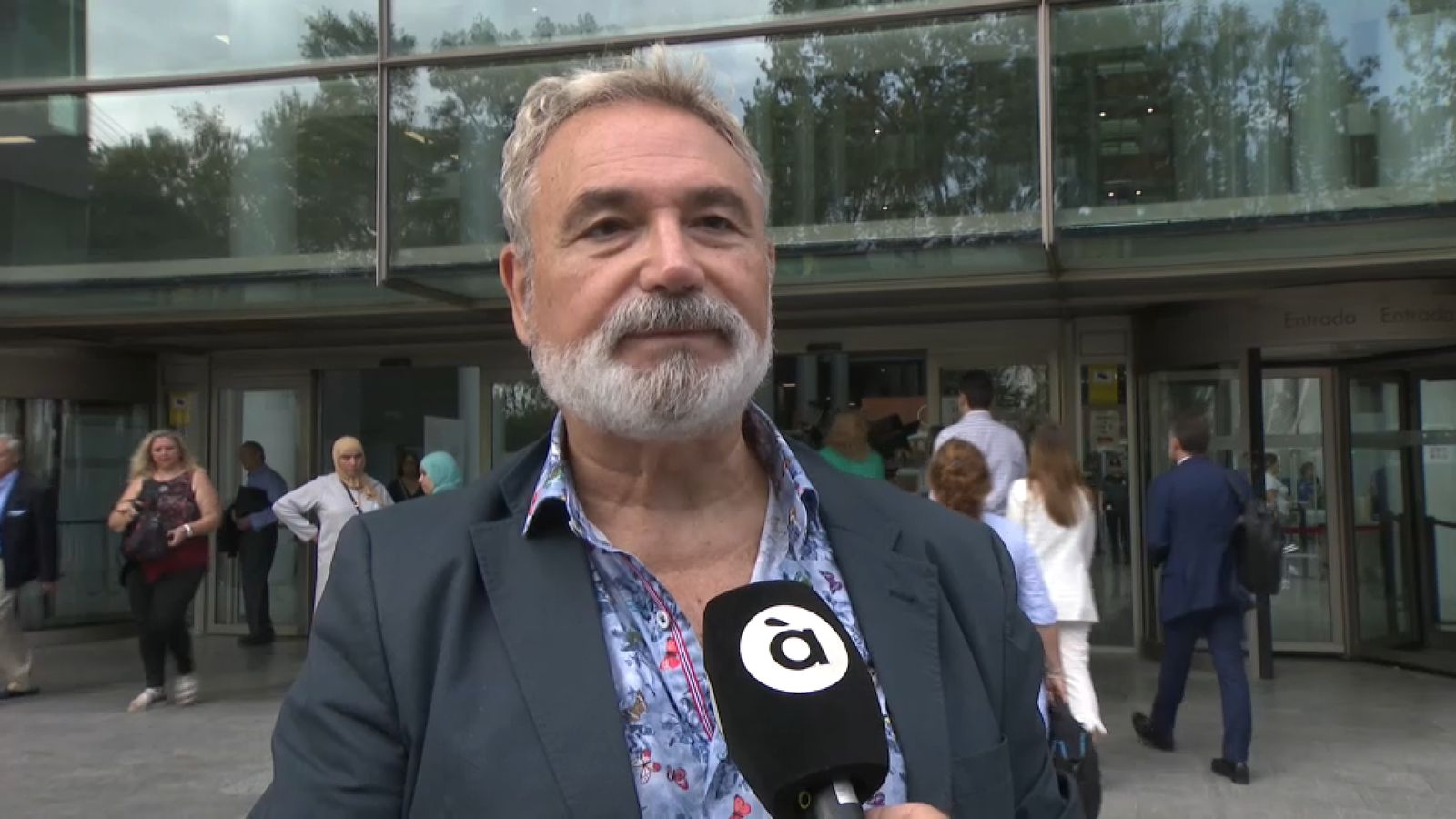 El perruquer Tono Sanmartín aquest dimecres després de declarar a la Ciutat de la Justícia de València