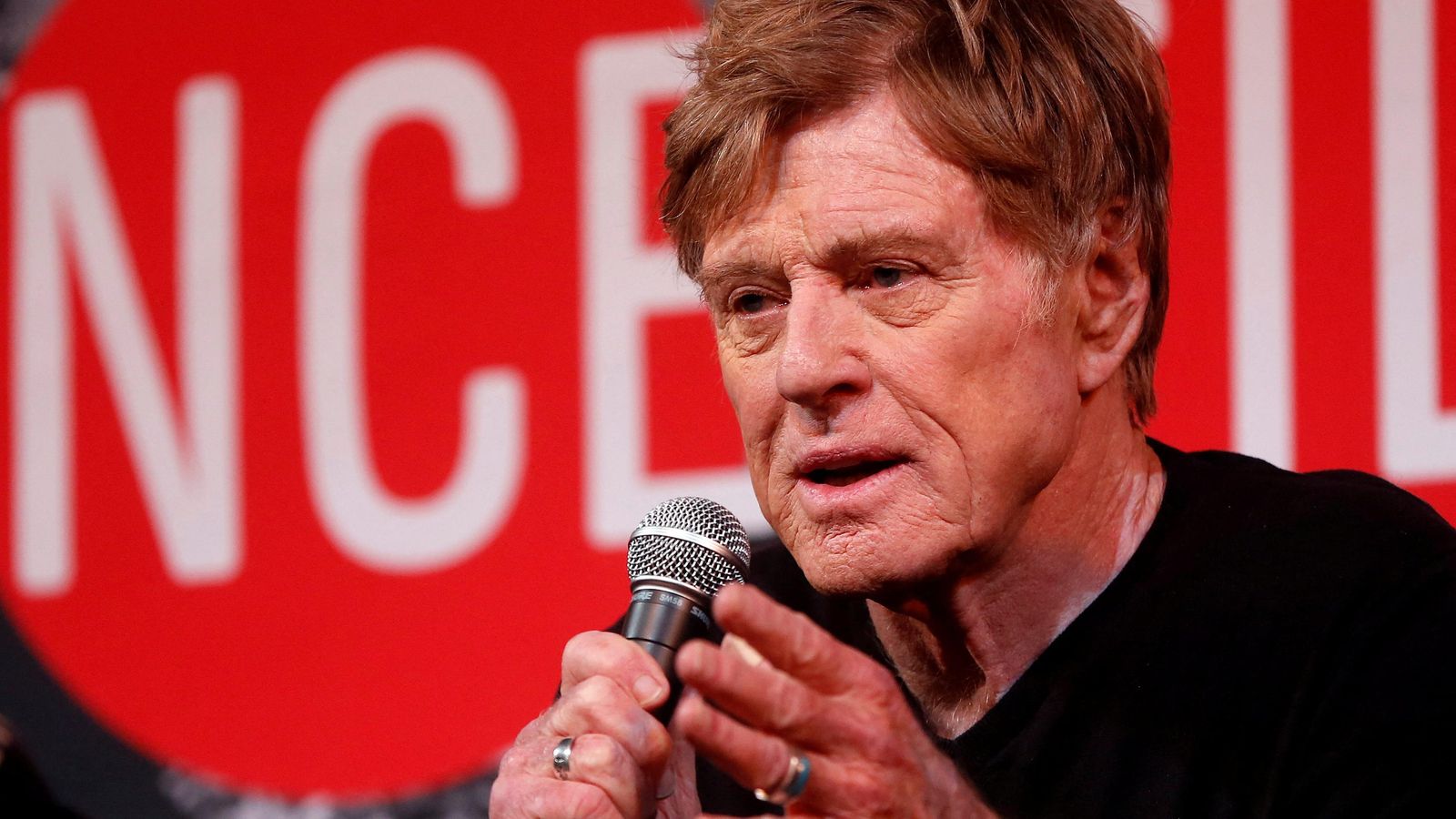 L'actor, director i productor Robert Redford, en una intervenció al Festival de Sundance el 2014