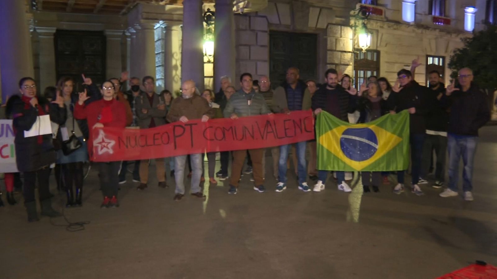Protestes de brasilers a València
