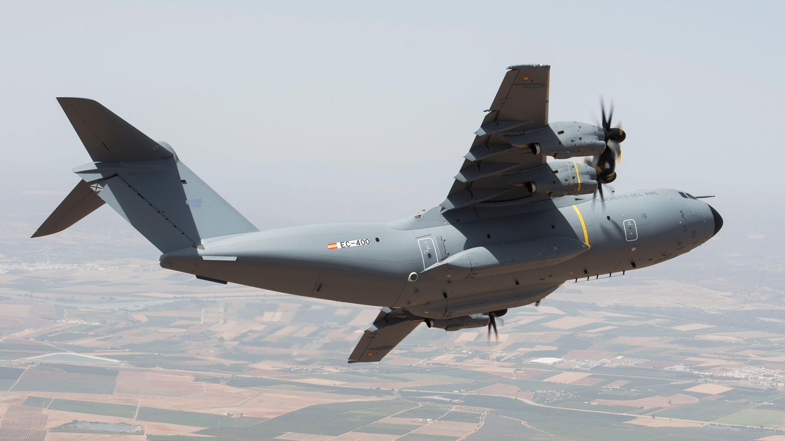 Imatge d’arxiu d’un avió A400M de les Forces Armades