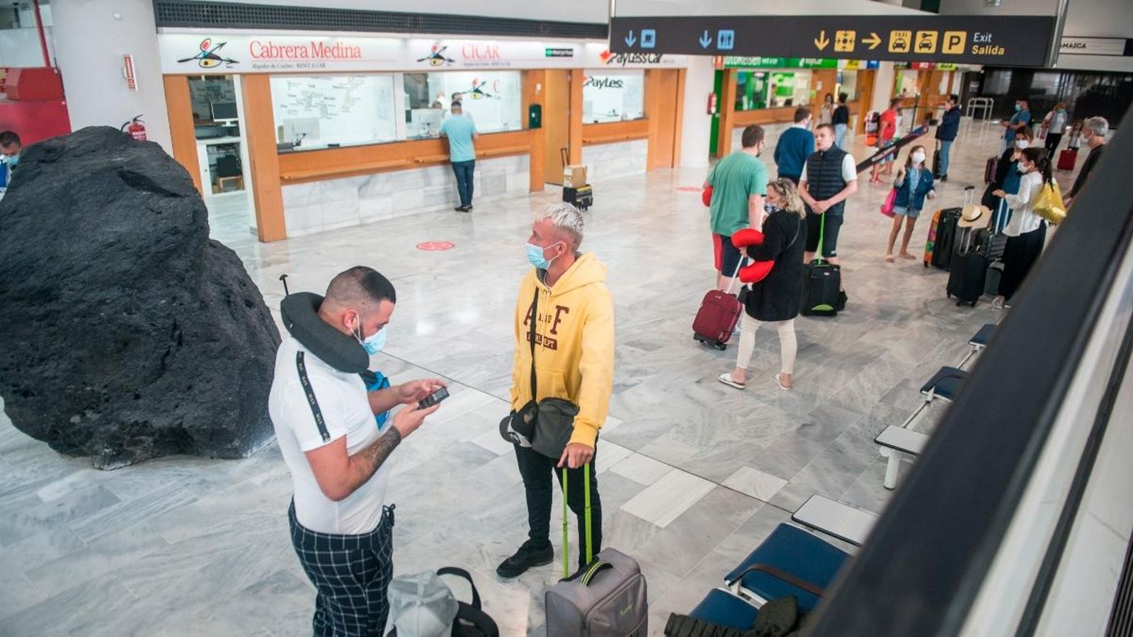 L'aeroport de Lanzarote, a les Illes Canàries