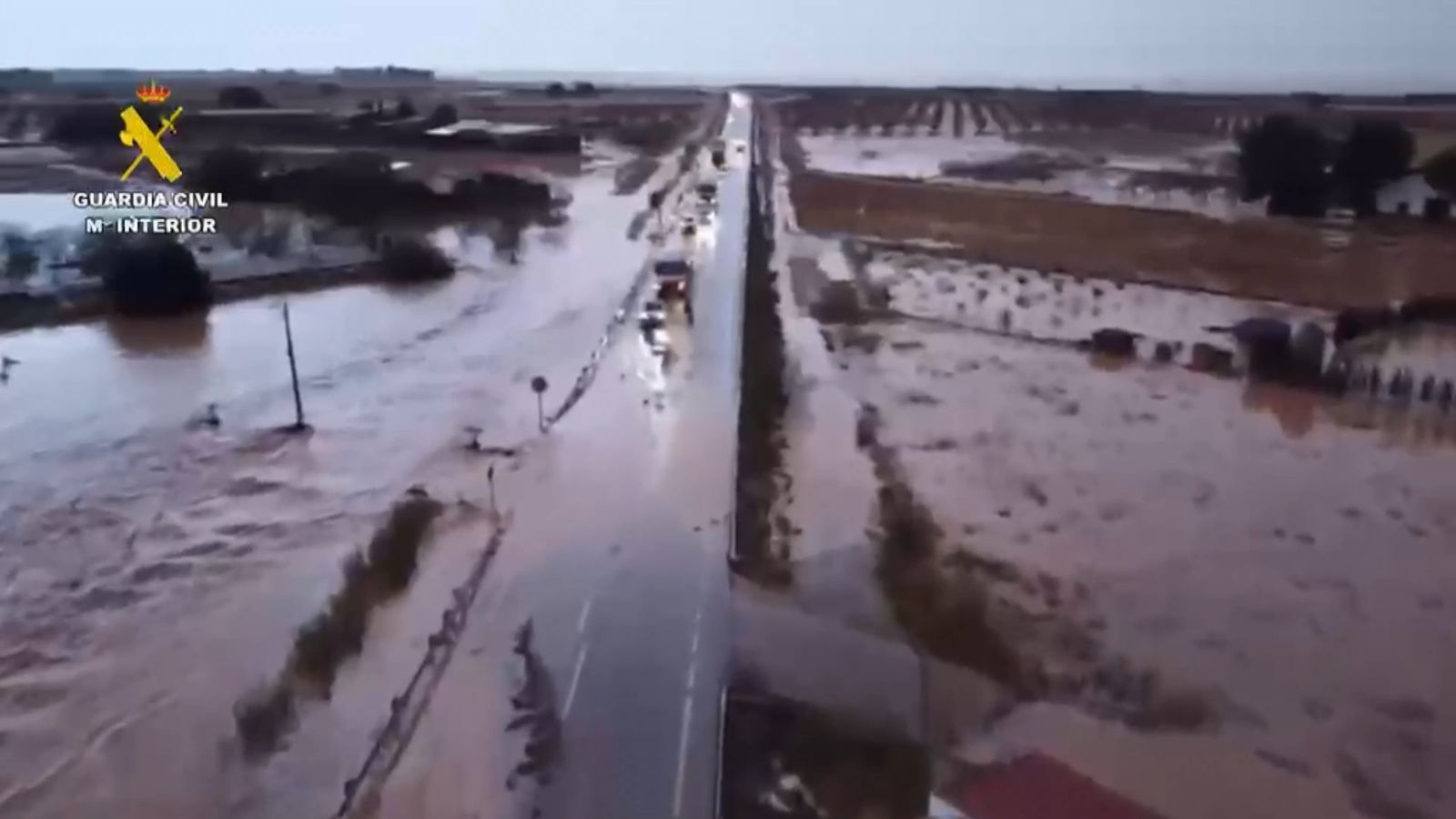 Imatges espectaculars de la riuada a Madrigueras, a Albacete