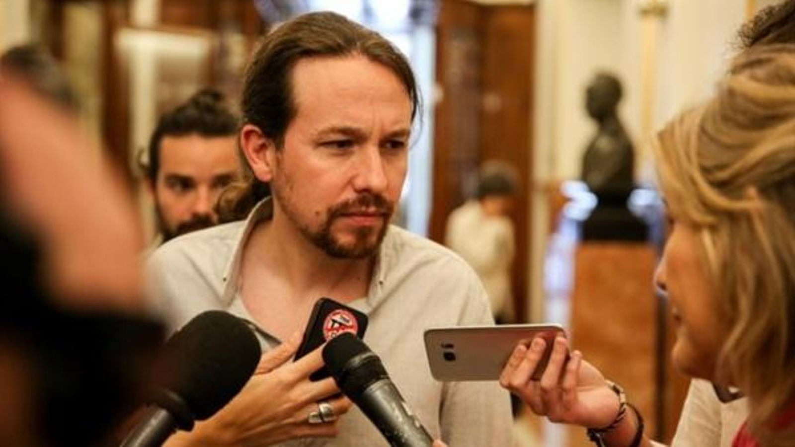 El líder de Podem, Pablo Iglesias, en una imatge d'arxiu