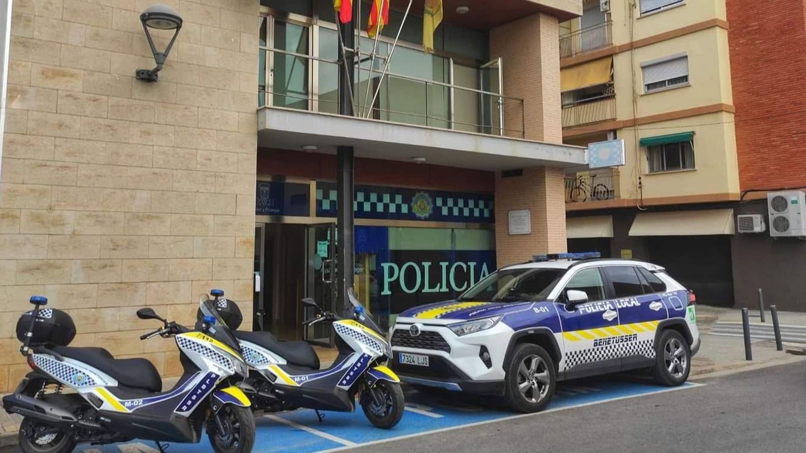 Imatge d'arxiu de la Policia Local de Benetússer
