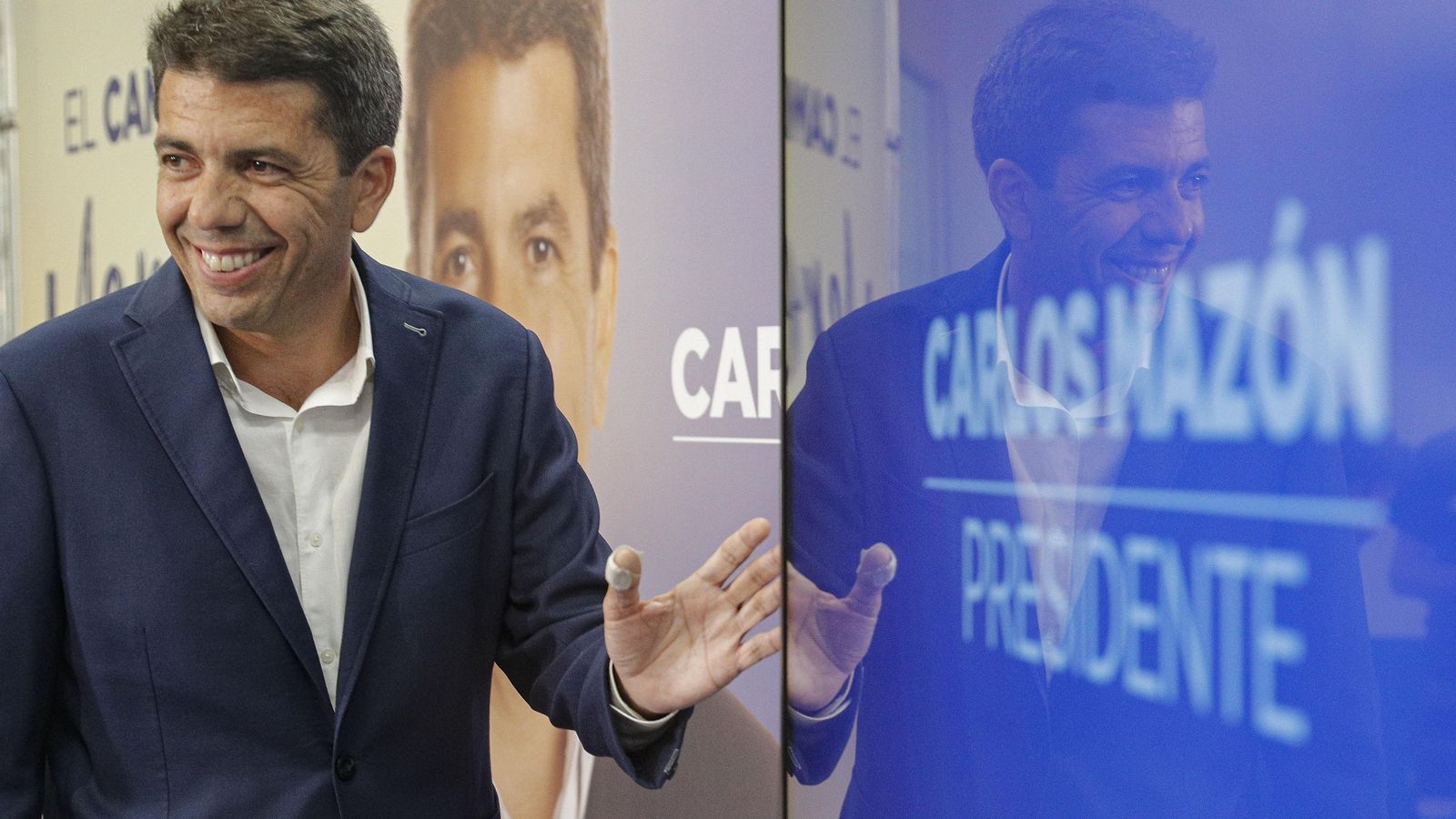 El president del PPCV i candidat a presidir la Generalitat, Carlos Mazón
