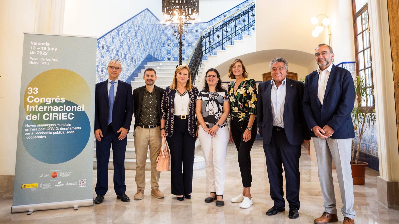 Imatge de la presentació del 33 Congrés Internacional del CIRIEC