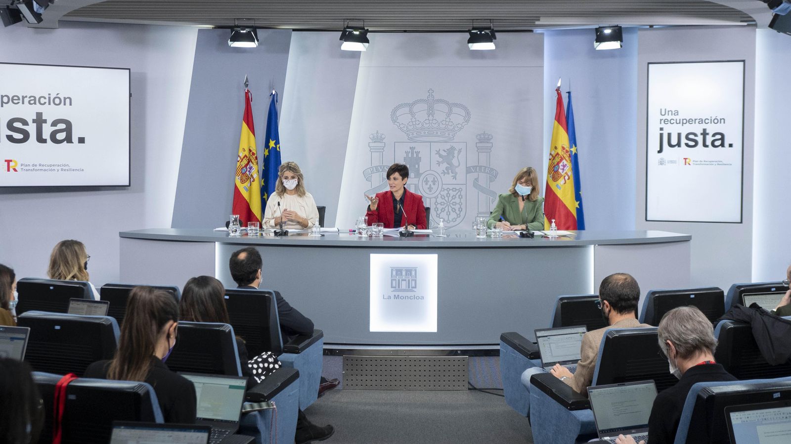 Roda de premsa posterior al Consell de Ministres