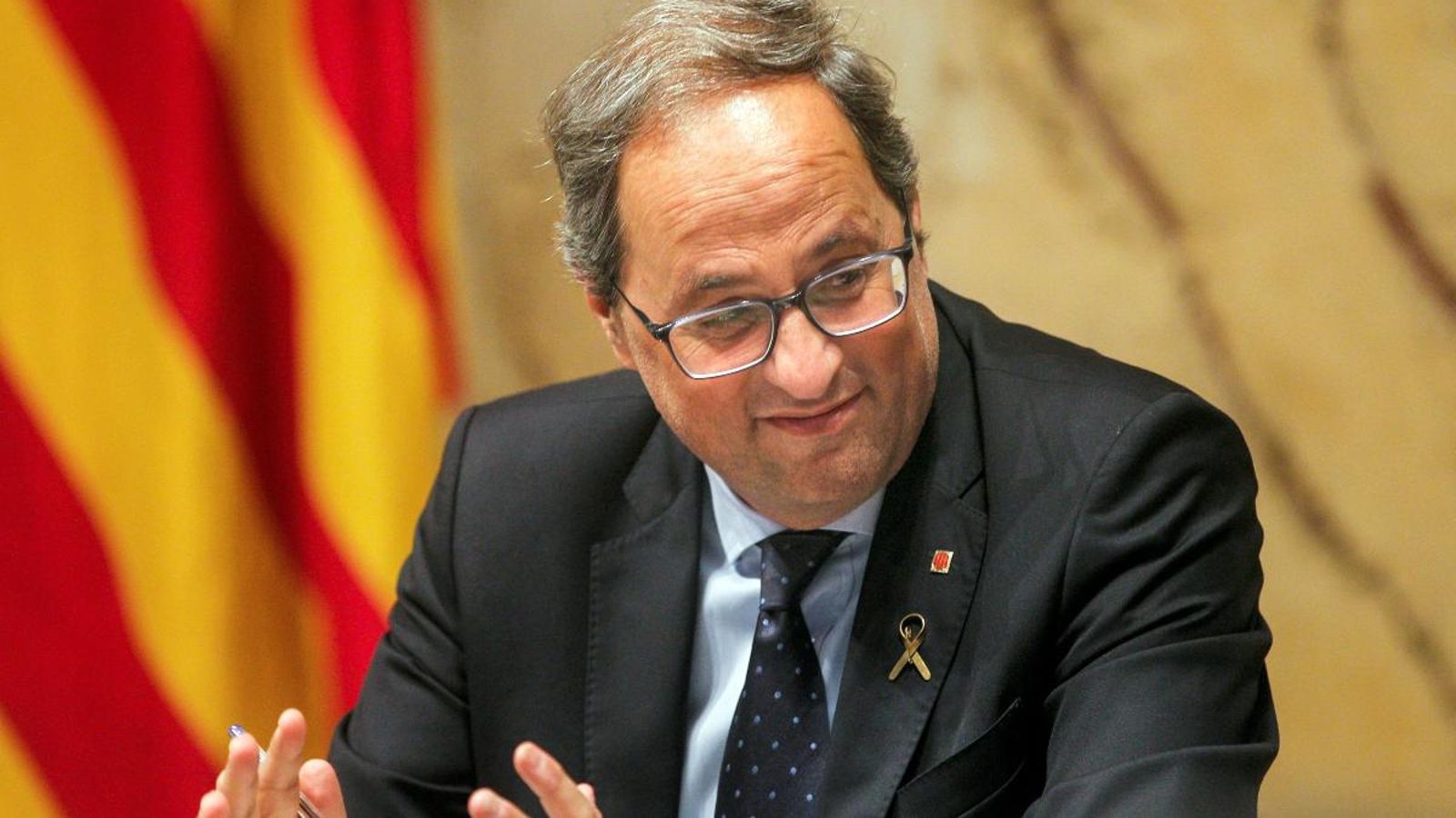 El president de la Generalitat de Catalunya, Quim Torra