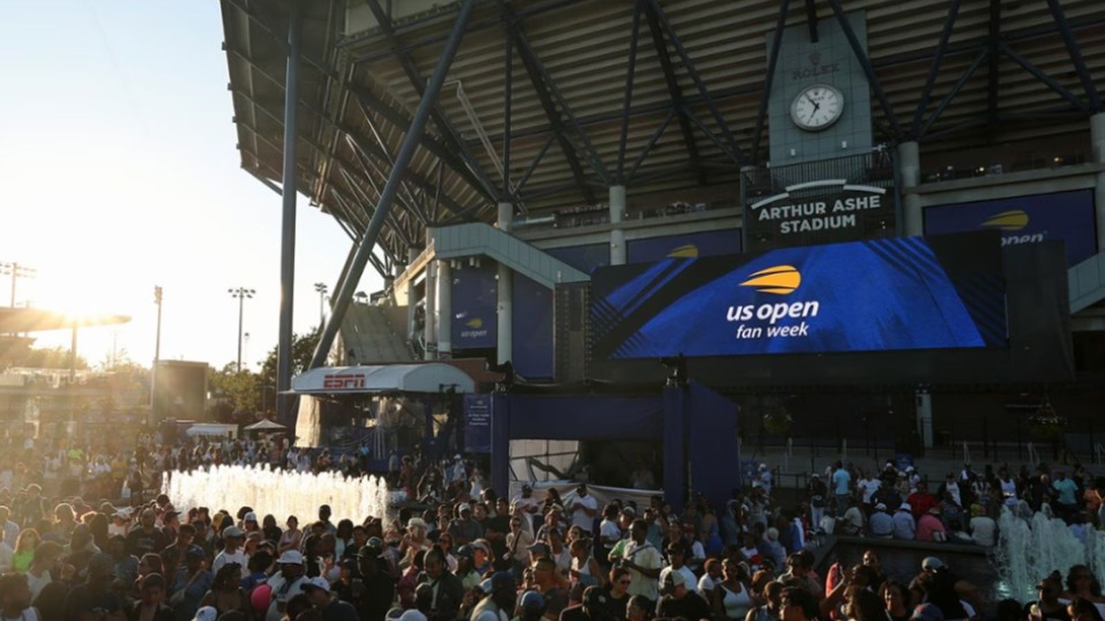 La pista principal del US Open, l'Arthur Ashe Stadium