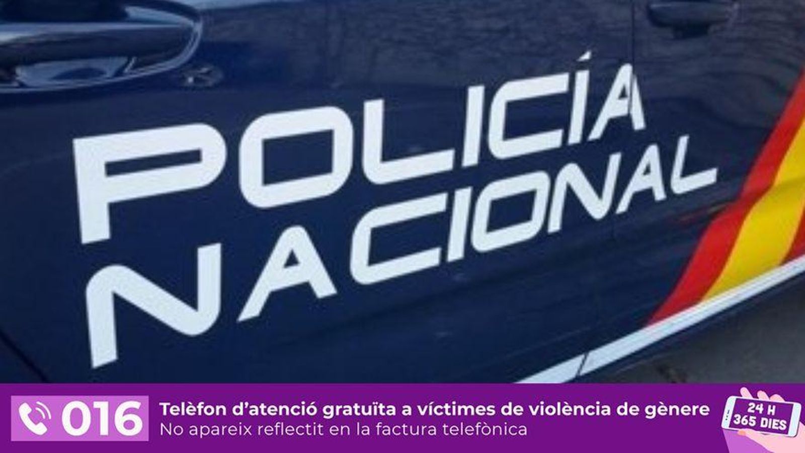 Un cotxe de la Policia Nacional, en una imatge d'arxiu
