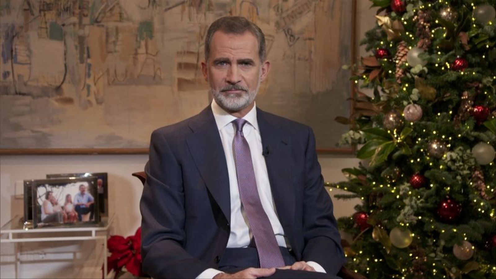 El rei Felip VI, en una imatge d'arxiu del passat Nadal