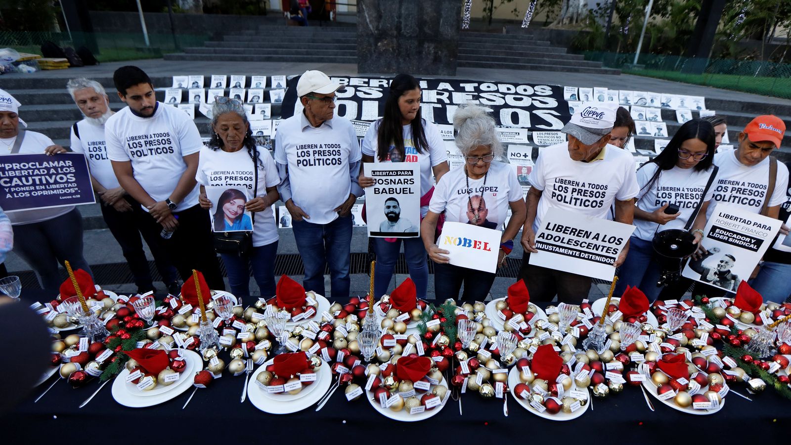 Familiars de persones empresonades a Veneçuela reclament l'alliberament