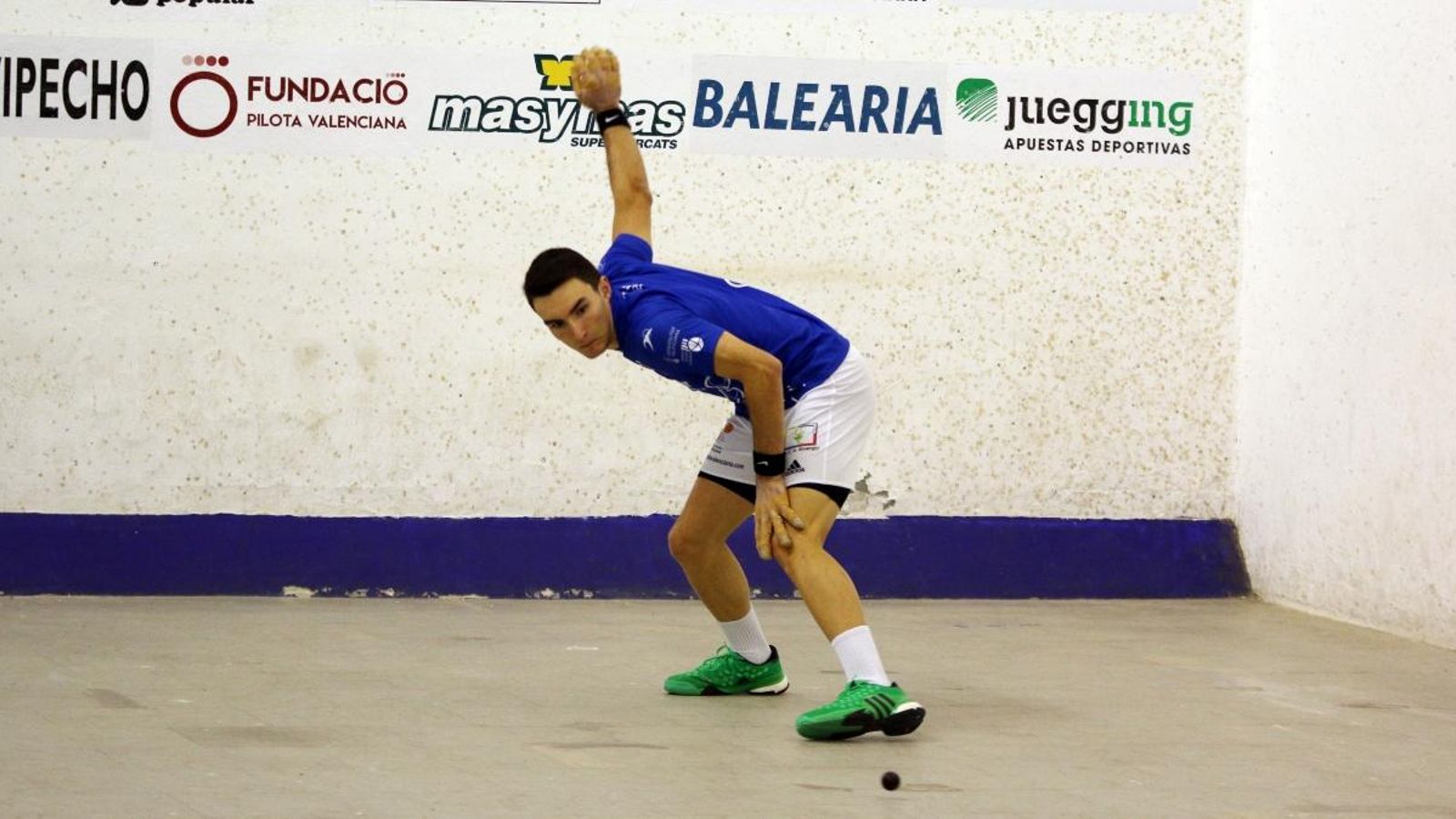 Iván, en la semifinal disputada a Guadassuar
