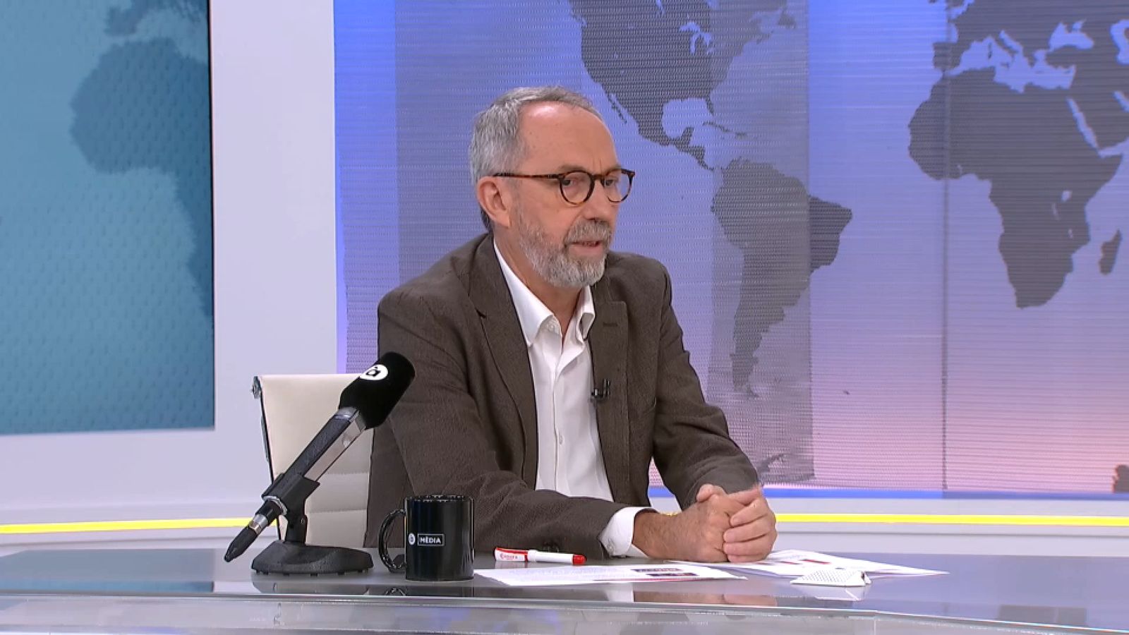 Vicent Mompó, aquest dilluns, en À Punt