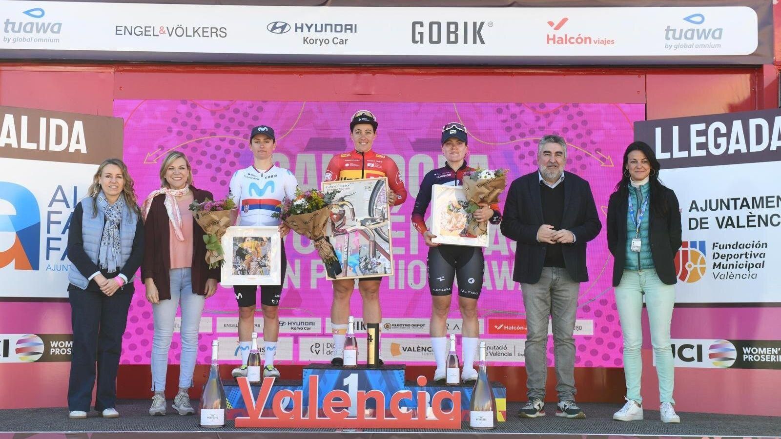 El pòdium final de la prova