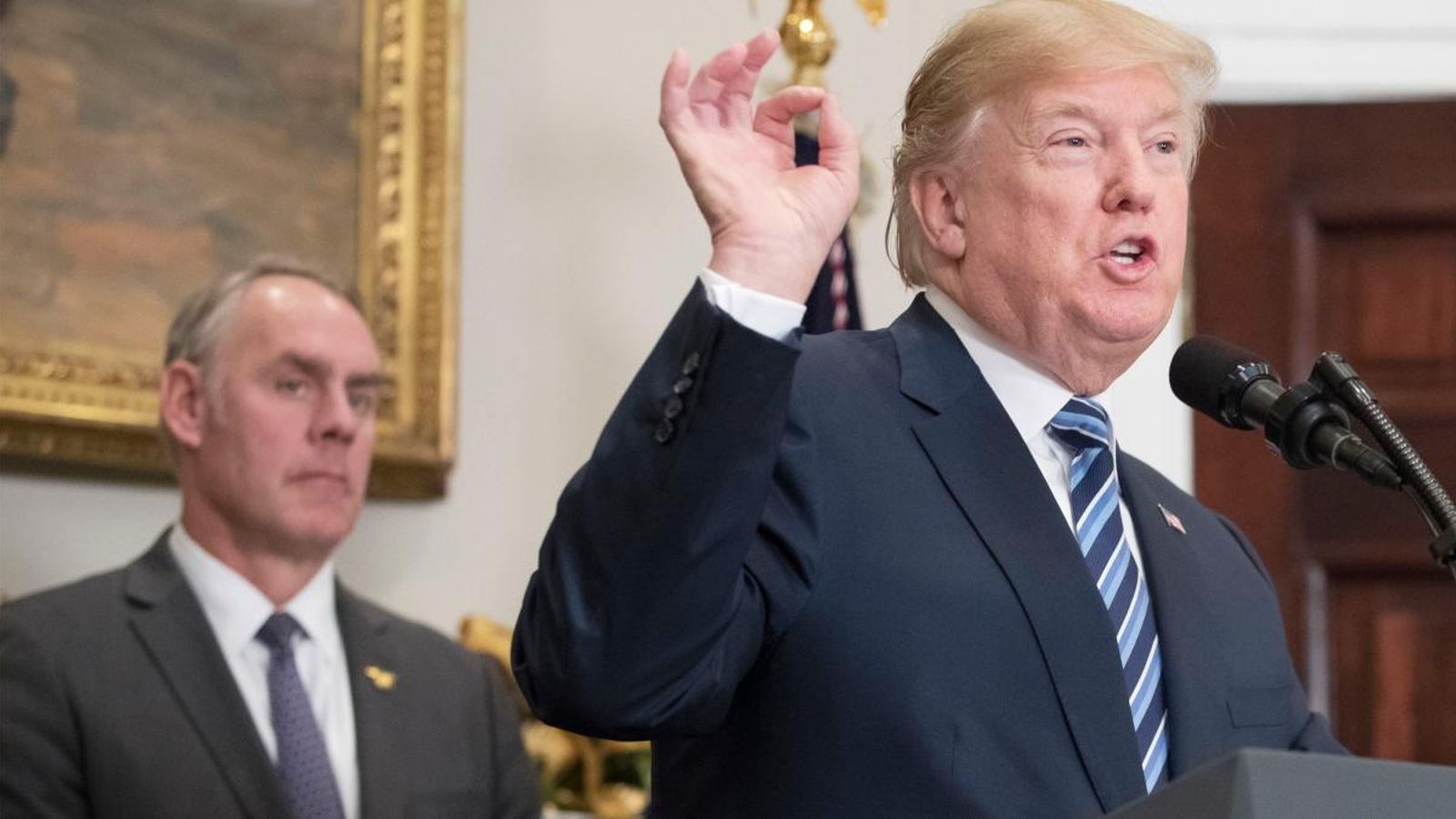 Donald Trump i Ryan Zinke Donald Trump i Ryan Zinke