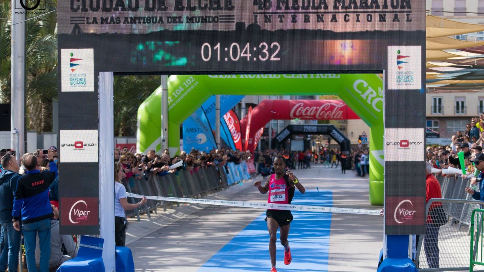 Bekele va ser el guanyador de la 46a edició de la mitja marató d'Elx
