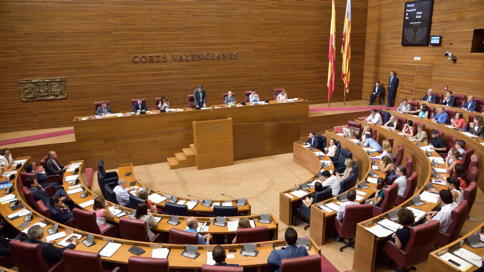 Panoràmica del ple del Consell