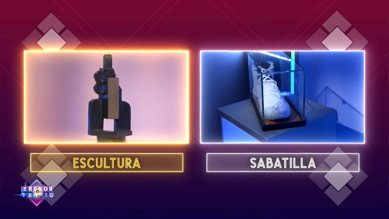 L'escultura de Nassio enfrontades a les sabatilles de Pau Gasol