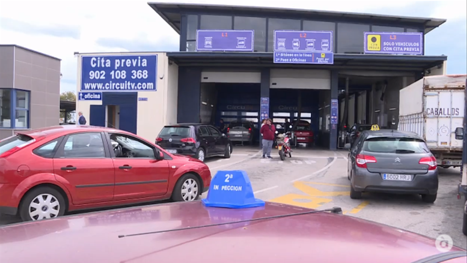 Estació ITV a la Comunitat Valenciana en una imatge d'arxiu