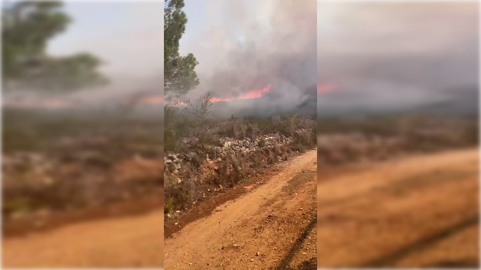 L'incendi declarat este dimarts, poc després de les 11:00 hores, a Barxeta