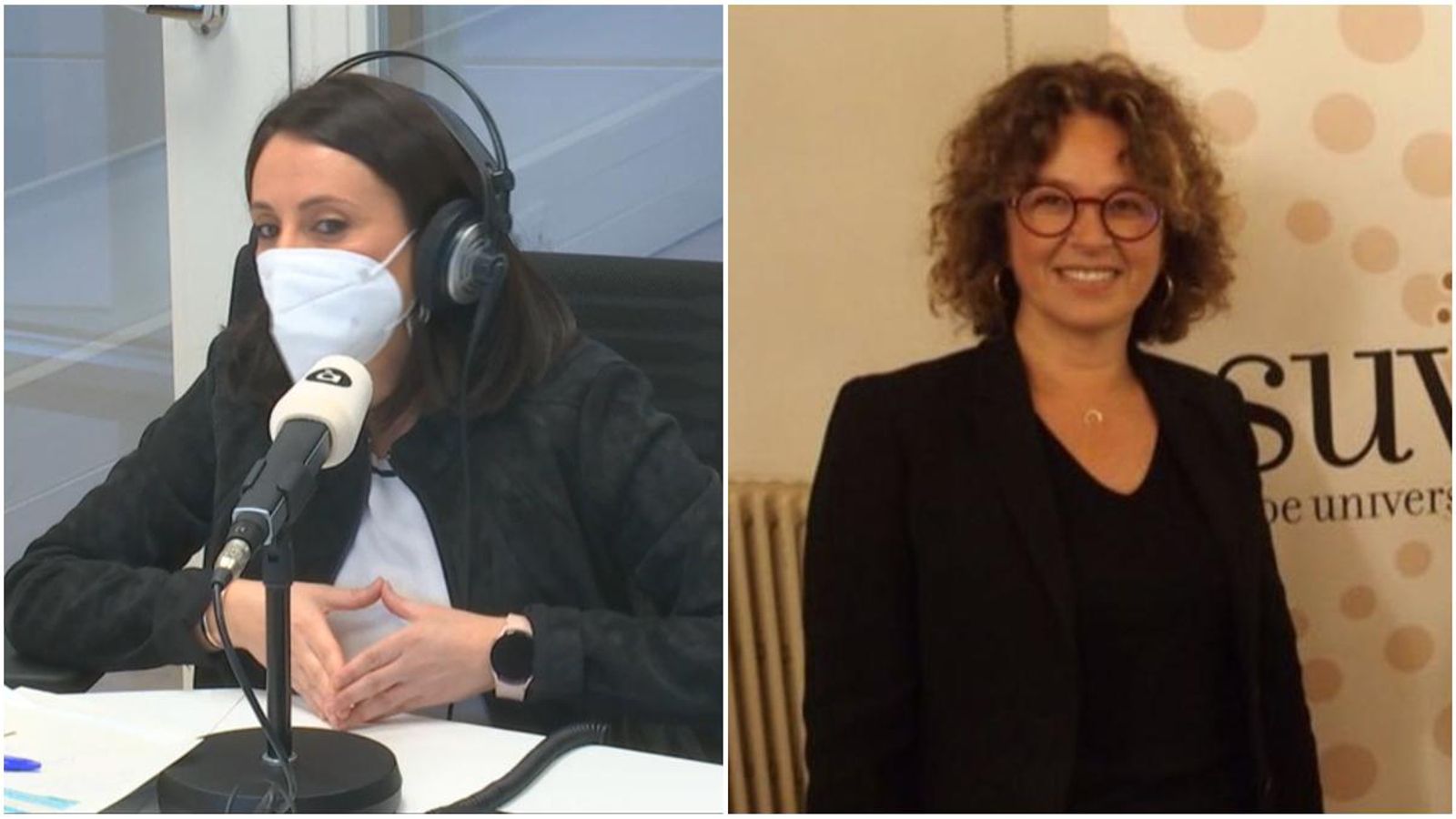 Rebeca Torró i Josefina Bueno en imatge d'arxiu