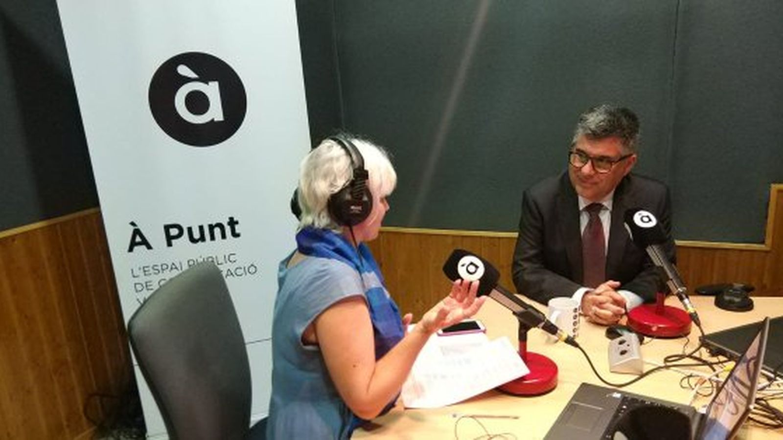 El nou delegat del govern, Juan Carlos Fulgencio, en una entrevista a "Les notícies del matí" de la ràdio d'À Punt.