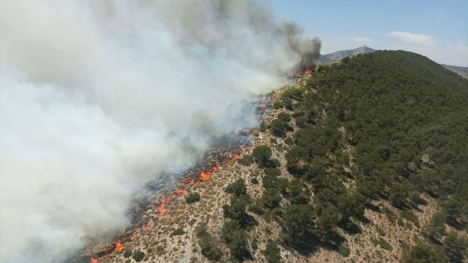 Foc declarat a Villena